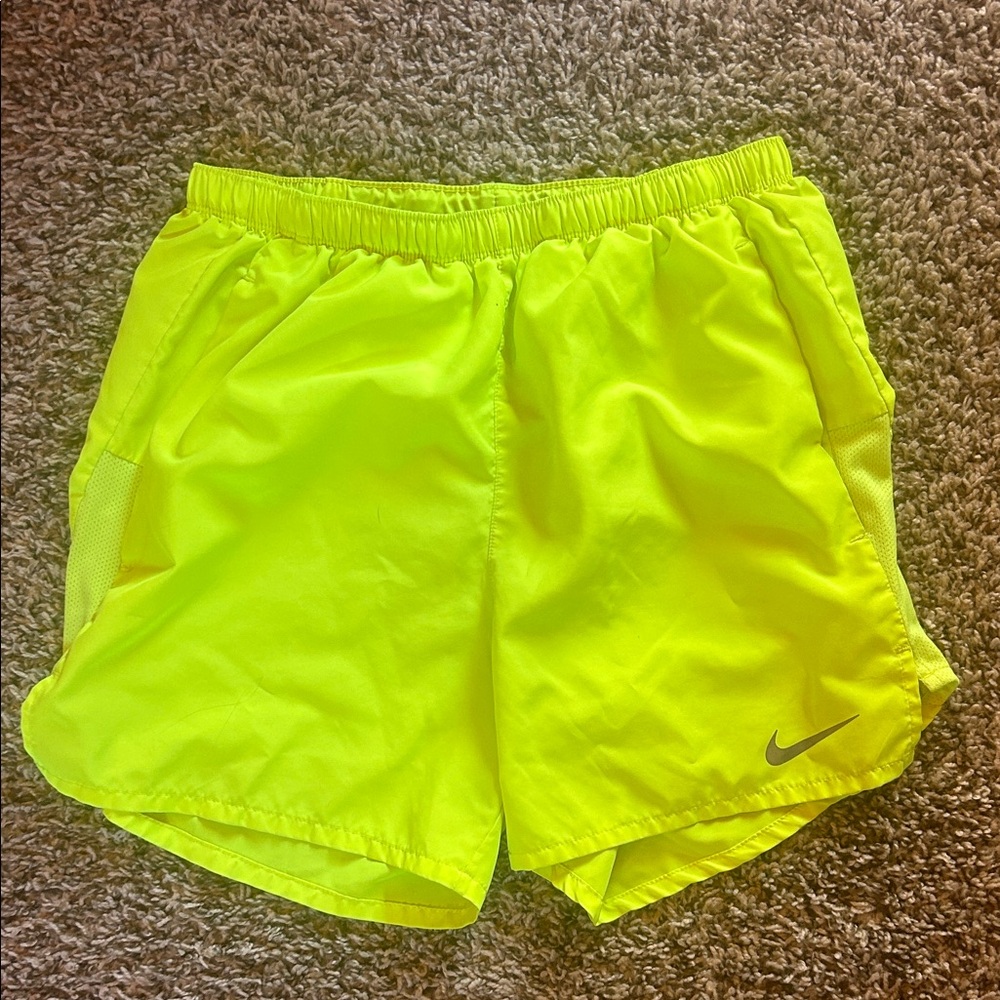 Nike Vibrant Yellow Sports Shorts for running